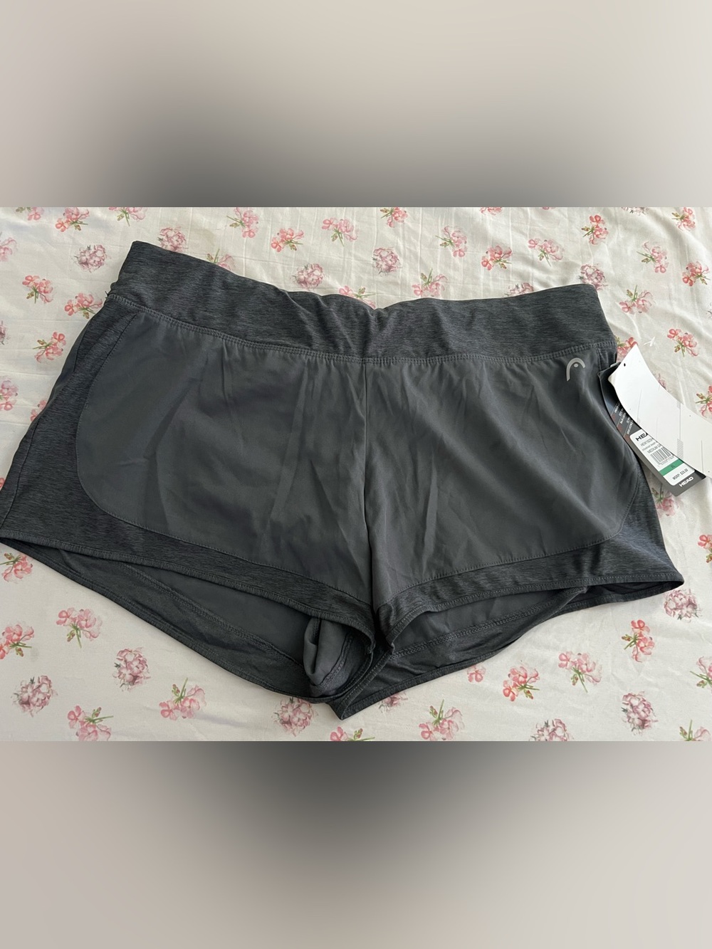 HEAD Medium Grey Athletic Shorts